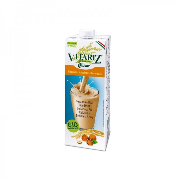 Bebida de arroz con avellanas bio 1l.