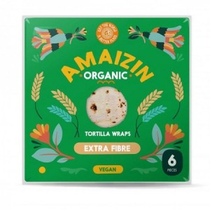 Tortilla wrap extra fibre bio 240 gr.