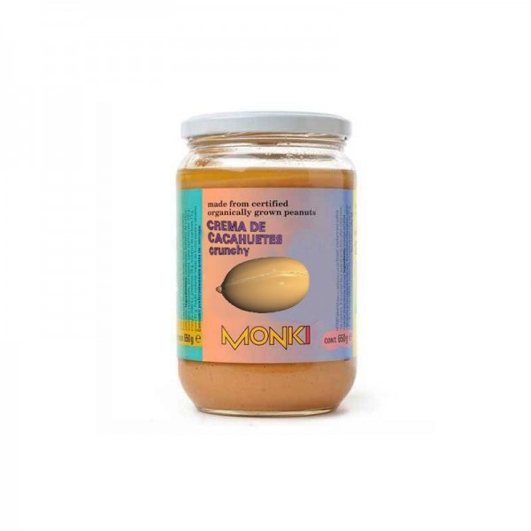 Crema de cacahuetes crujientes con sal 650 gr.