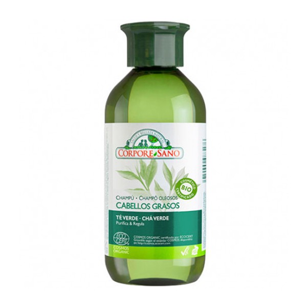 Champú de té verde bio para cabellos grasos 300ml