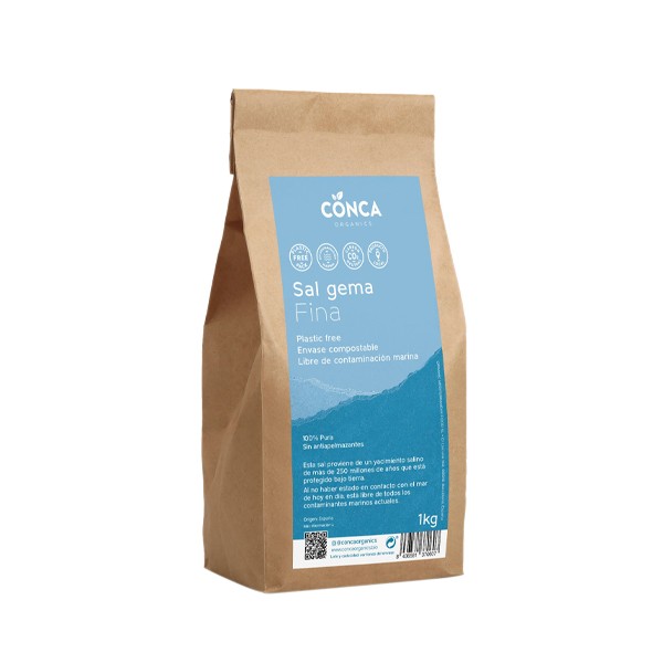 Sal fina de manantial bio 1 Kg