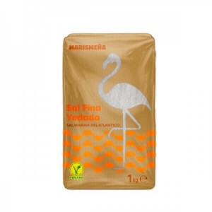 Sal fina yodada del Atlántico 1Kg.