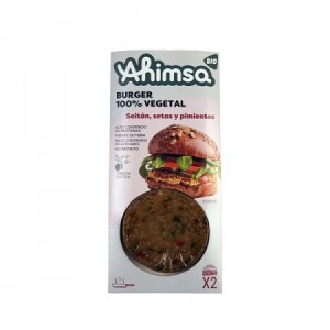 HAMBURGUESA VEGETAL SETAS Y PIMIENTOS BIO 160 Grs.