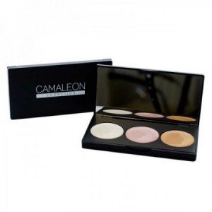 Maquillaje iluminador paleta 3 colores