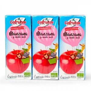 Zumo de Manzana 100% Ecológico 200 ml