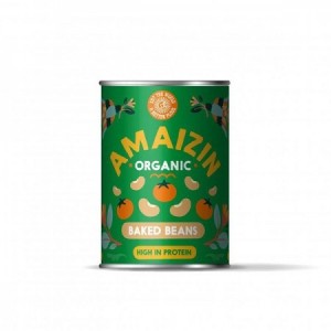 Alubias blancas cocidas (baked beans) 400 gr. bio