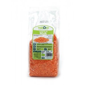 Lenteja roja coral (mitades) bio 500 grs.