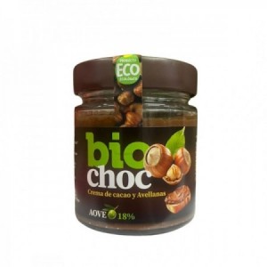 Biochoc crema de cacao y avellanas 200gr