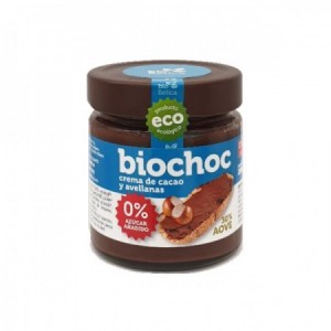 Crema de cacao y avellanas bio 30% AVOE 300 gr.