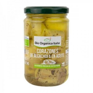 Corazones de alcachofa en aceite bio 280gr