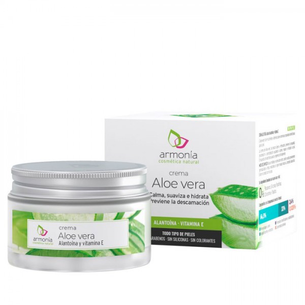 Crema hidratante con aloe vera, alantoina y vitamina E 50ml