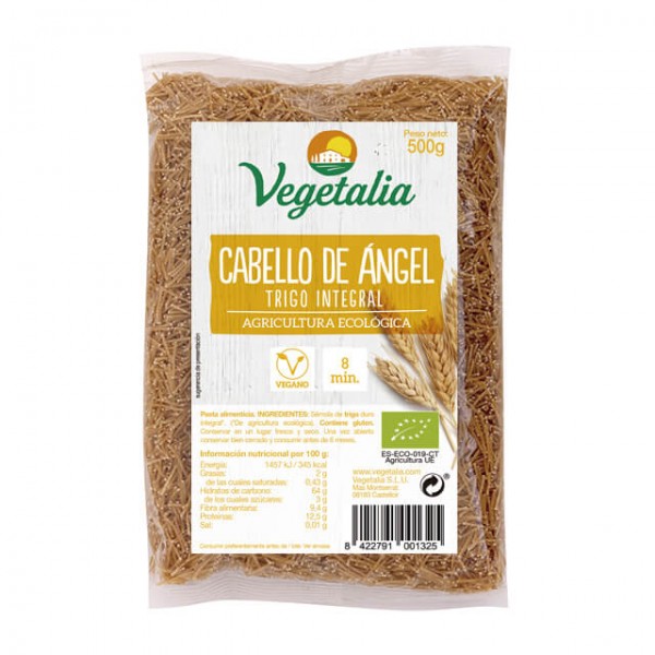 Fideo integral cabello de ángel Bio 500 gr
