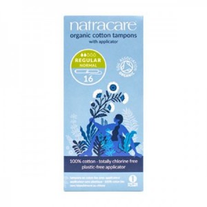 TAMPON ECOLOGICO REGULAR CON APLICADOR 16 UNID.