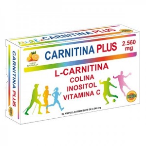 Carnitina Plus 2000 mg. 20 ampollas