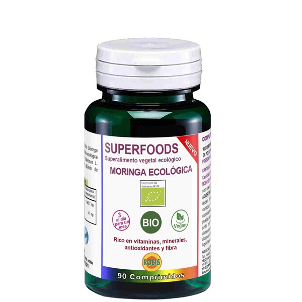 Superfoods Moringa bio 90 comprimidos.