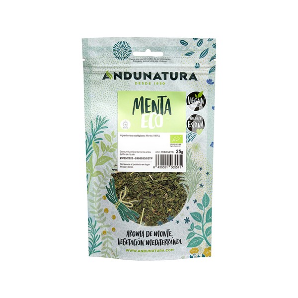 MENTA PIPERITA HOJA ECO 25 Gr.
