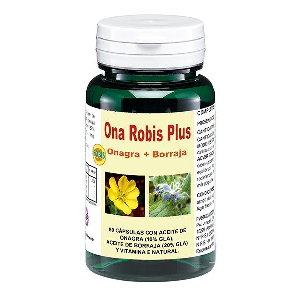 Ona Robis Plus Onagra y Borraja 80 cápsulas