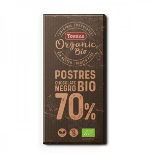 Chocolate cobertura postres bio 70% 200gr
