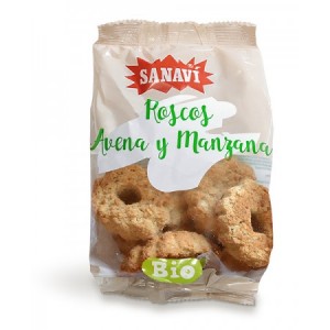 Roscos de avena con manzana bio