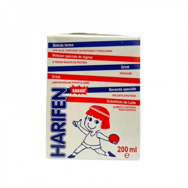 Harifen Bebida láctea dietética con bajo contenido en proteínas y fenilalanina