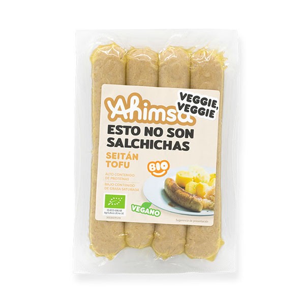 Salchicha de seitán y tofu bio 200gr