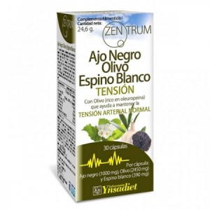 Zentrum Olivo, ajo negro y espino 30 cápsulas