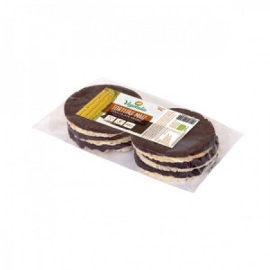 Tortitas de maíz con chocolate negro Bio