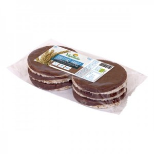 Tortitas de arroz con chocolate con leche bio 100gr
