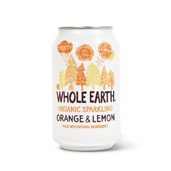 Refresco de naranja y limón bio 330ml