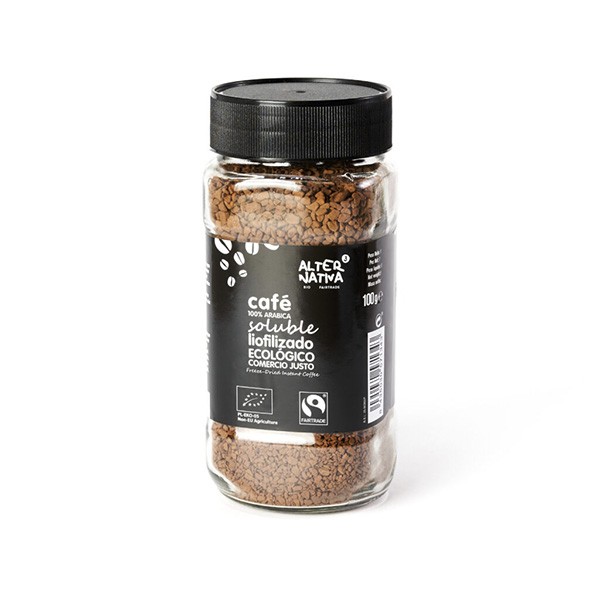Café Soluble Liofilizado Bio Sin Gluten 100 grs.