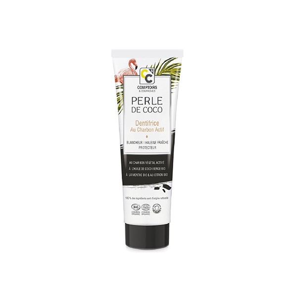 Dentífrico al carbón activo bio perla de coco 75ml