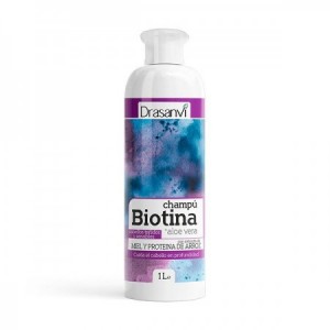 Champú de biotina y aloe vera para cabellos grasos 1L