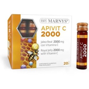 Apivit C 2000 mg. 20 ampollas