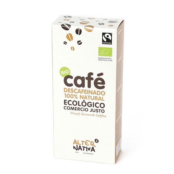 Café Descafeinado molido Bio 250 gr