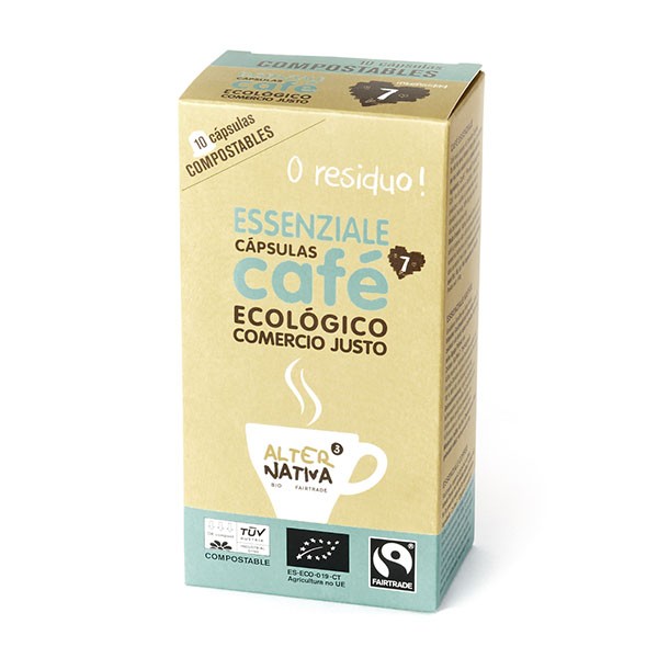 Café Essenziale Bio en cápsulas Nespresso biodegradables