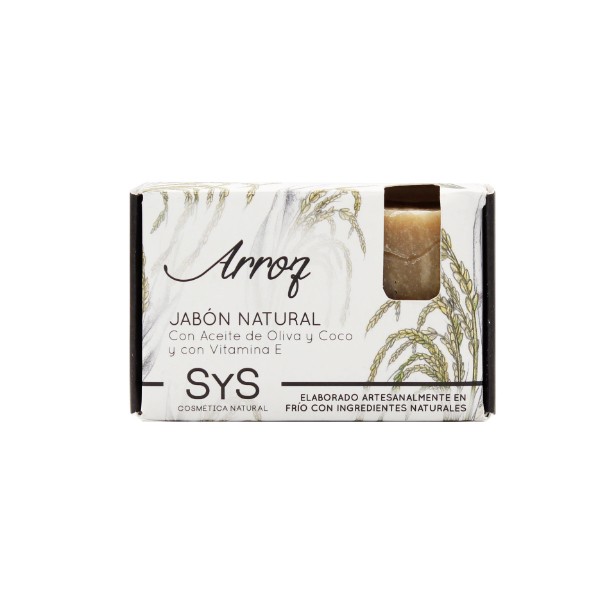 Jabón natural premium arroz 100gr