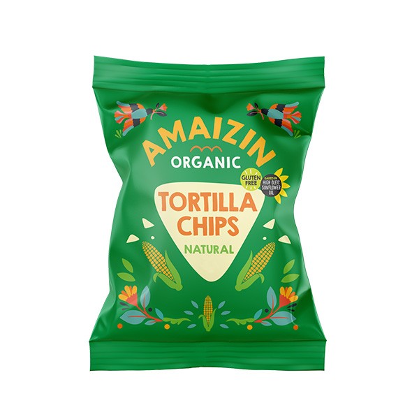 Nachos de maíz sabor natural bio
