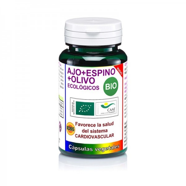 Ajo Olivo Espino Blanco BIO 90 cápsulas