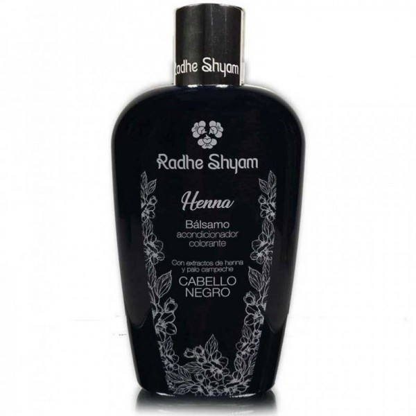 Bálsamo acondicionador a la henna color negro