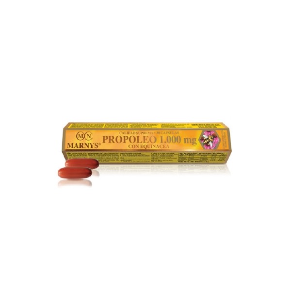 Propoleo con equinácea 1000 mg. 30 perlas