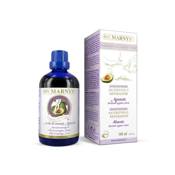Aceite de masaje de aguacate 100 ml.