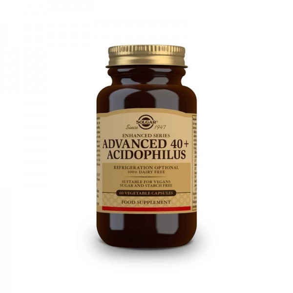 40+ Acidophilus avanzado no lácteo 60 cápsulas