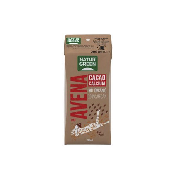 Mini bebida de avena con cacao bio 200ml