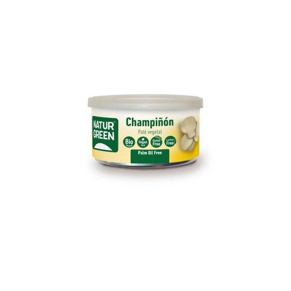 Paté vegetal de champiñón bio 125 g