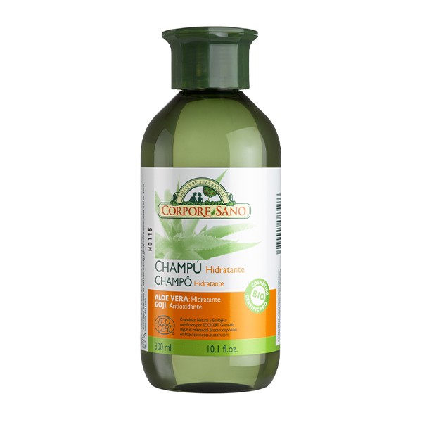 Champú hidratante aloe vera y goji bio 300ml