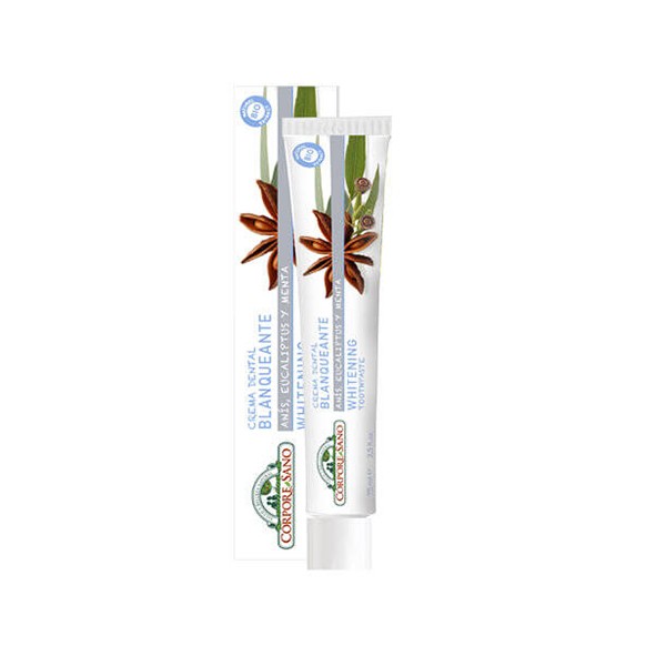 Dentífrico blanqueante anís eucalipto y menta bio 75ml