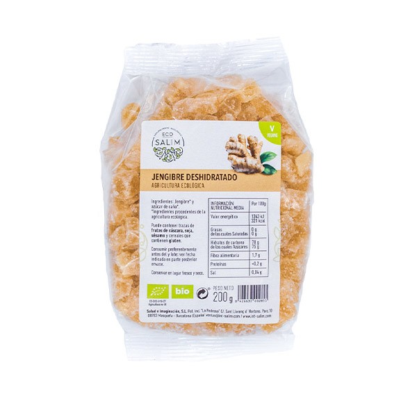 Jengibre deshidratado ecológico 200 gr