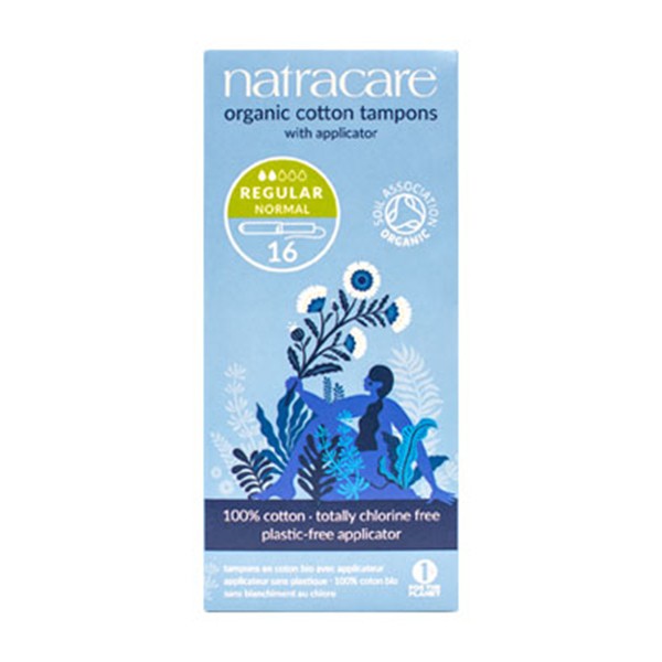 TAMPON ECOLOGICO REGULAR CON APLICADOR 16 UNID.