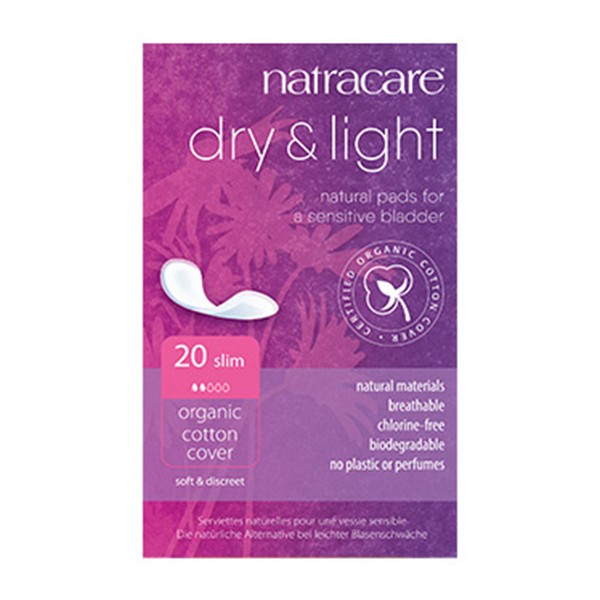  DRY & LIGHT SLIM COMPRESA ECOLOGICA PARA INCONTINENCIA 20 UNID.