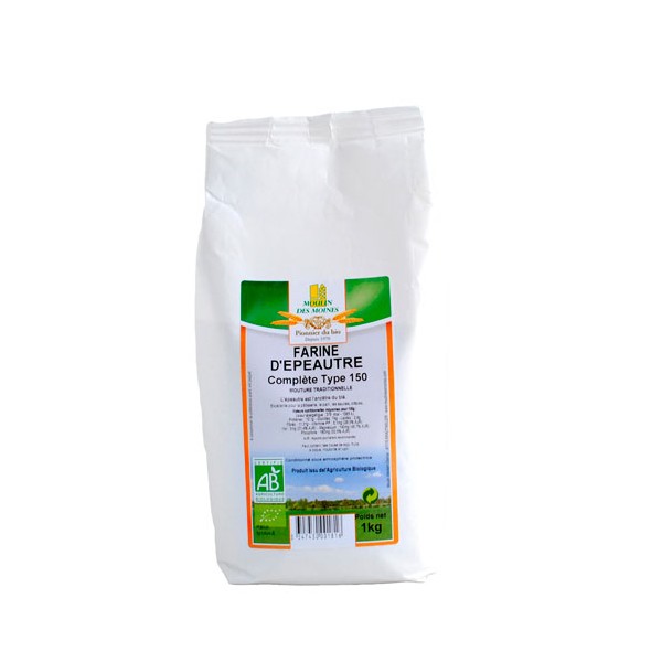 HARINA DE ESPELTA INTEGRAL T150 BIO 1 KG